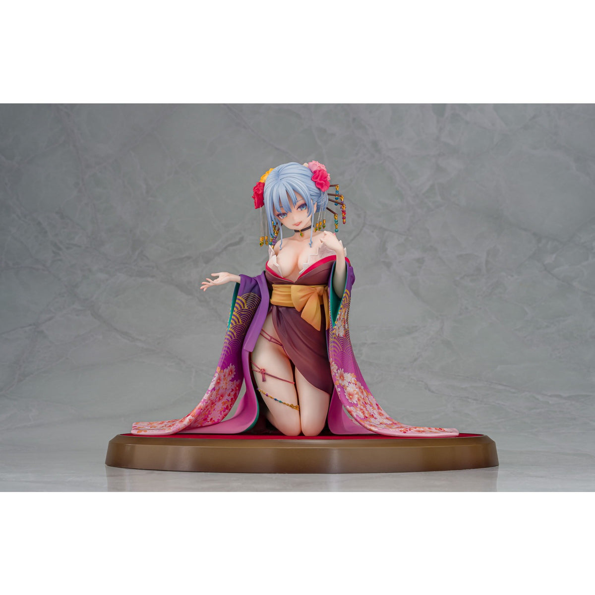 【新品】【お取り寄せ】[FIG] 紫音(しおん) 花魁Ver.(健全Ver.) 主従えくすたしー 1/7 完成品 フィギュア ダイキ工業(20260614)