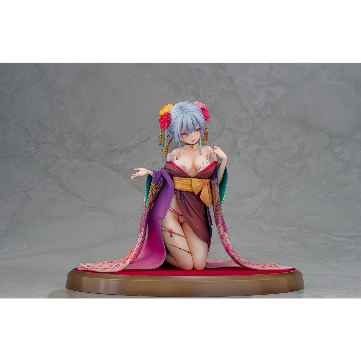 【新品】【お取り寄せ】[FIG] 紫音(しおん) 花魁Ver.(健全Ver.) 主従えくすたしー 1/7 完成品 フィギュア ダイキ工業(20260614)