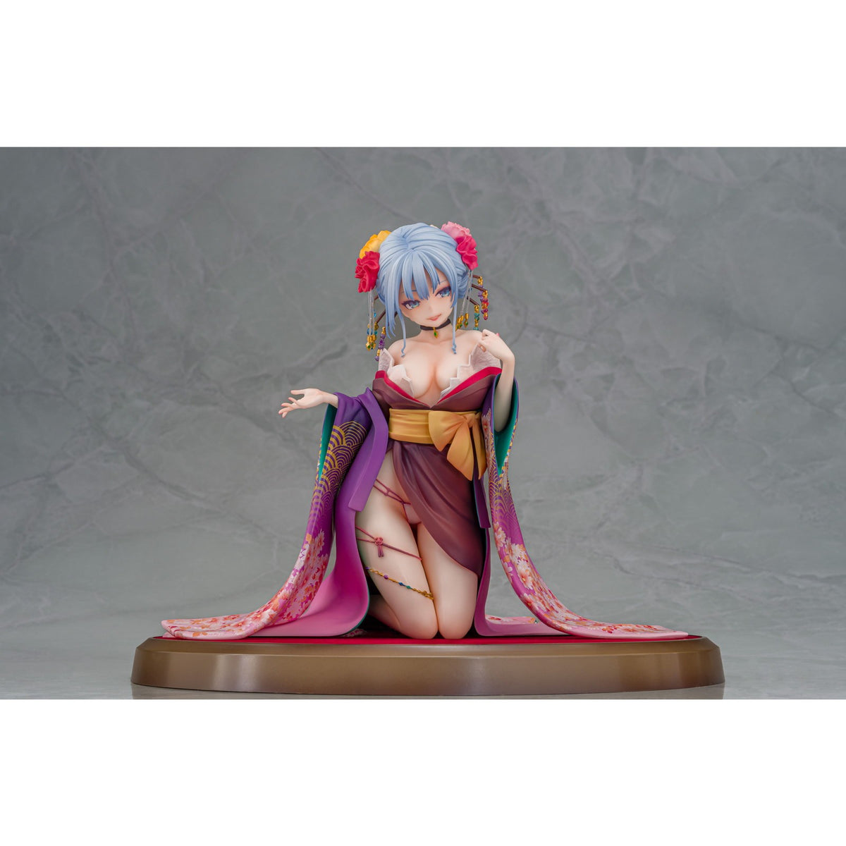 【新品】【お取り寄せ】[FIG] 紫音(しおん) 花魁Ver.(健全Ver.) 主従えくすたしー 1/7 完成品 フィギュア ダイキ工業(20260614)