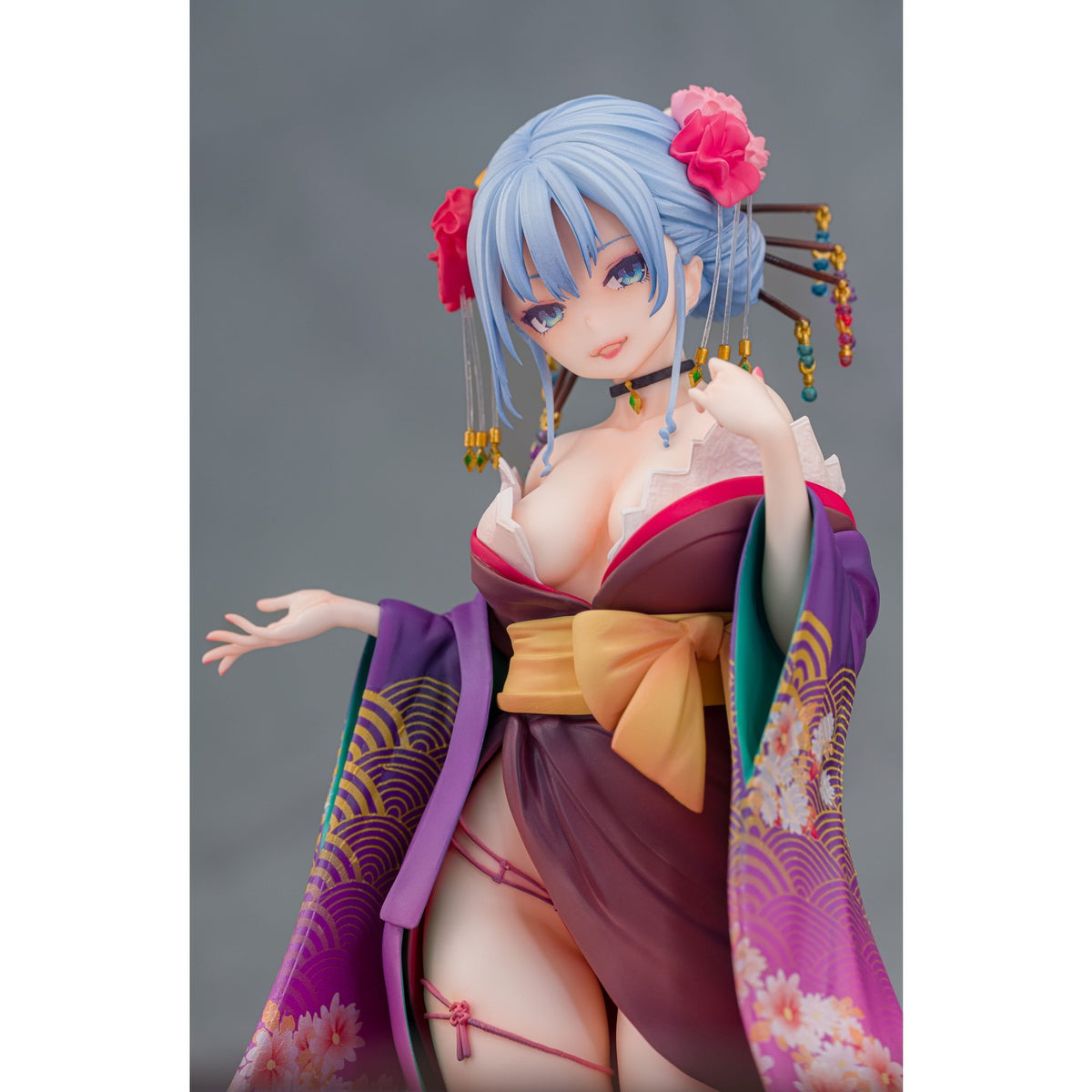 【新品】【お取り寄せ】[FIG] 紫音(しおん) 花魁Ver.(健全Ver.) 主従えくすたしー 1/7 完成品 フィギュア ダイキ工業(20260614)