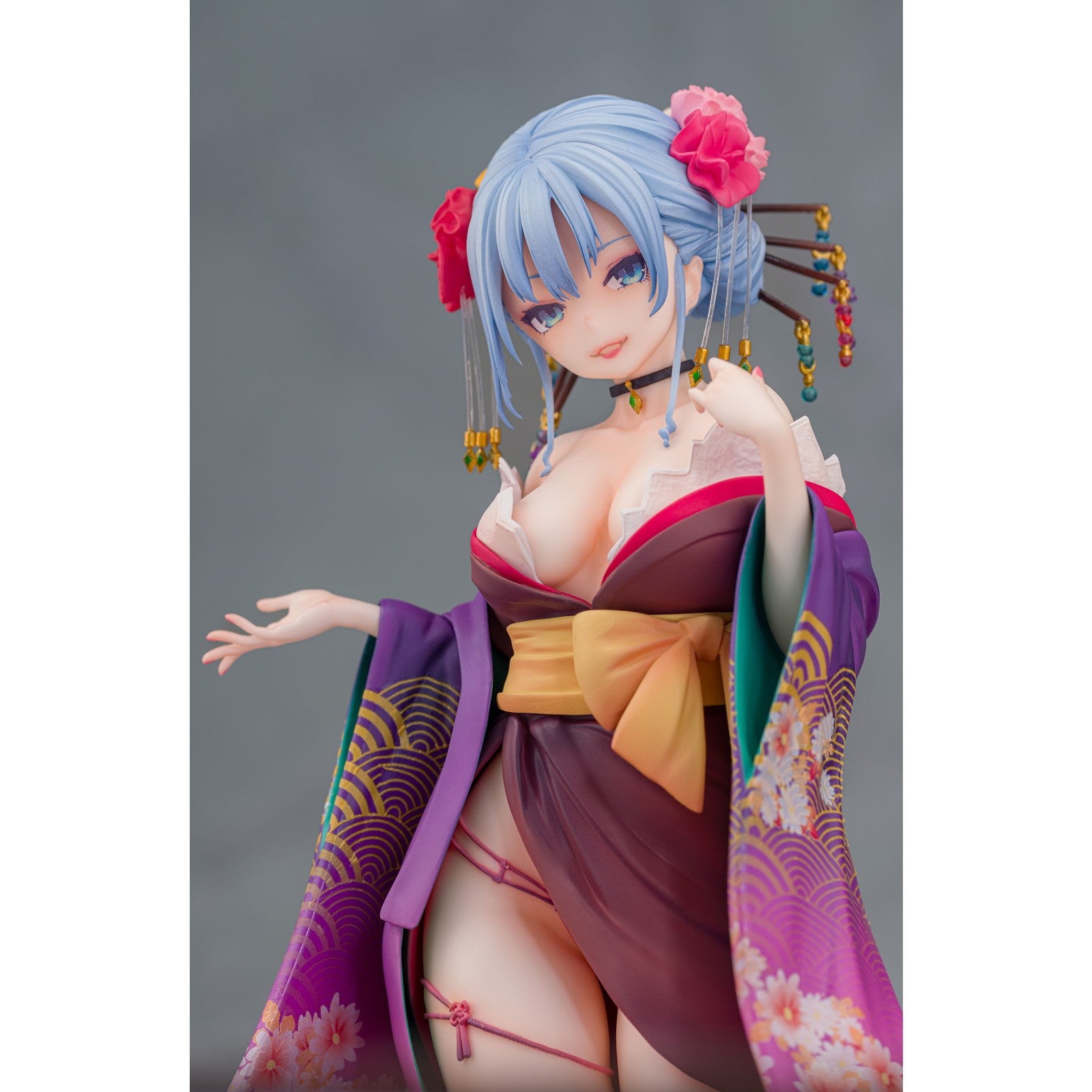 【新品】【お取り寄せ】[FIG] 紫音(しおん) 花魁Ver.(健全Ver.) 主従えくすたしー 1/7 完成品 フィギュア ダイキ工業(20260614)