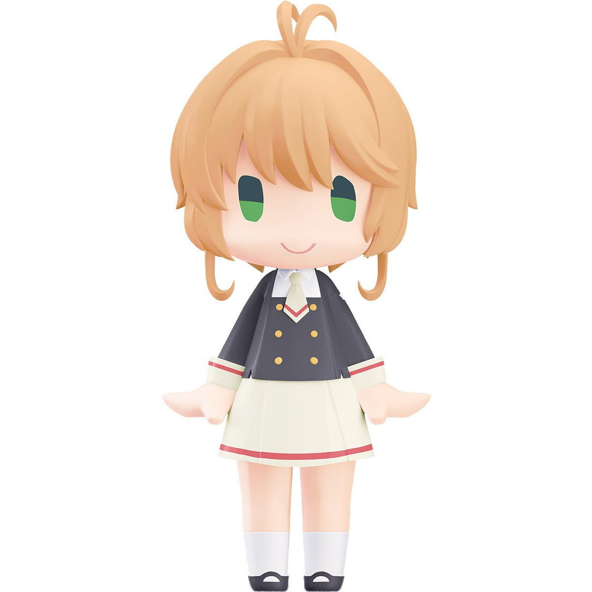 【新品】【お取り寄せ】[FIG] HELLO! GOOD SMILE 木之本桜(きのもとさくら) 友枝中学校制服Ver. カードキャプターさくら クリアカード編 完成品 可動フィギュア グッドスマイルカンパニー(20260228)