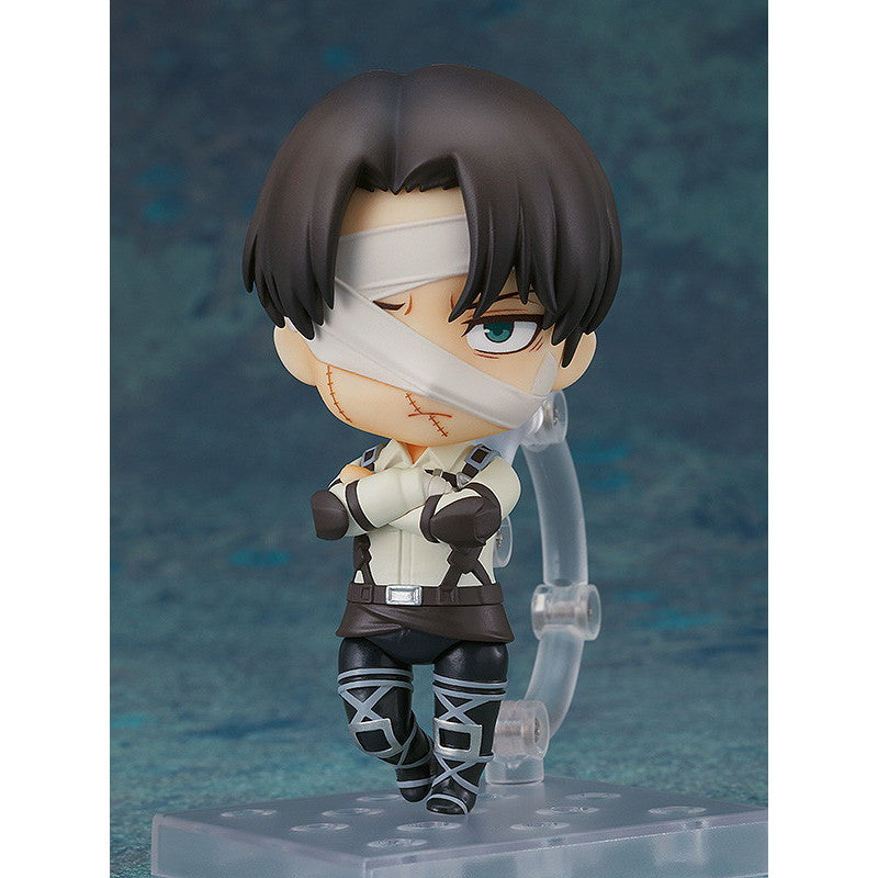 【予約安心出荷】[FIG] (再販) ねんどろいど 2002 リヴァイ・アッカーマン The Final Season Ver. 進撃の巨人 完成品 可動フィギュア グッドスマイルカンパニー(2026年4月)