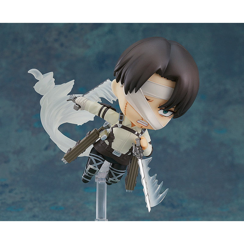 【中古即納】[FIG] (再販) ねんどろいど 2002 リヴァイ・アッカーマン The Final Season Ver. 進撃の巨人 完成品 可動フィギュア グッドスマイルカンパニー(20260430)