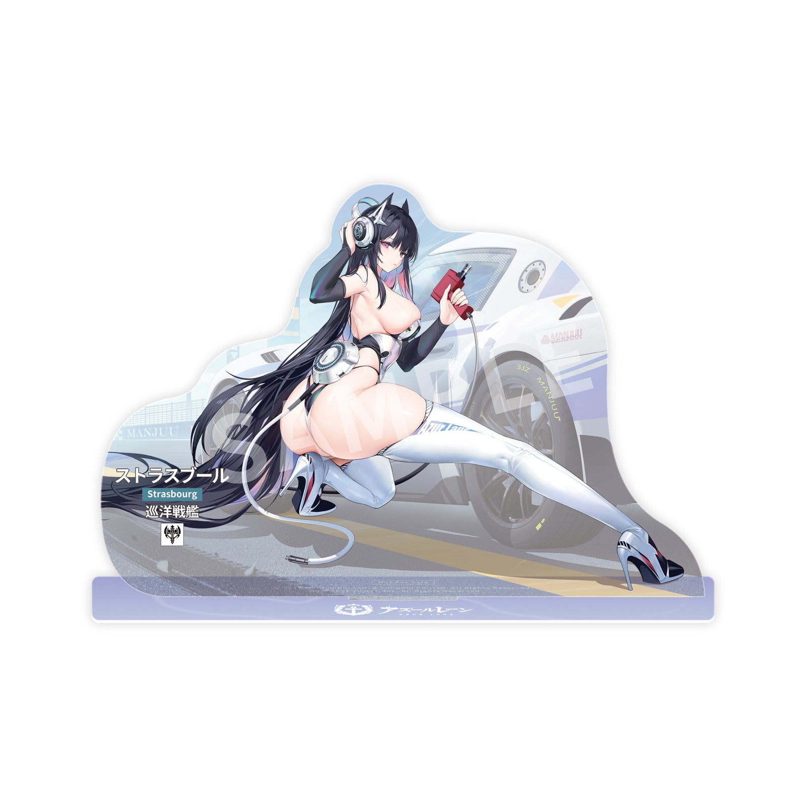 【予約安心出荷】[FIG] アクリルスタンド付属 ストラスブール 謡精舞うサーキットVer. アズールレーン 1/7 完成品 フィギュア APEX(エーペックス)(2026年10月)