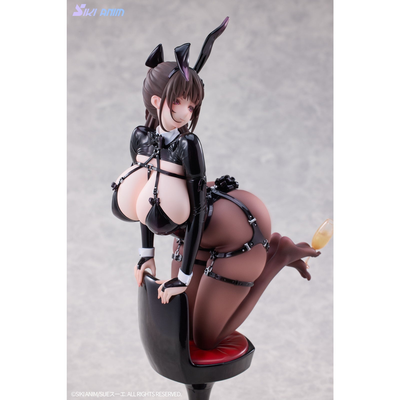 【中古即納】[FIG] 特典3種付属 シャンパンとバニーガール・ローゼ(黒ストッキング特典版) 1/6 完成品 フィギュア Siki Anim(シキアニム)(20260731)