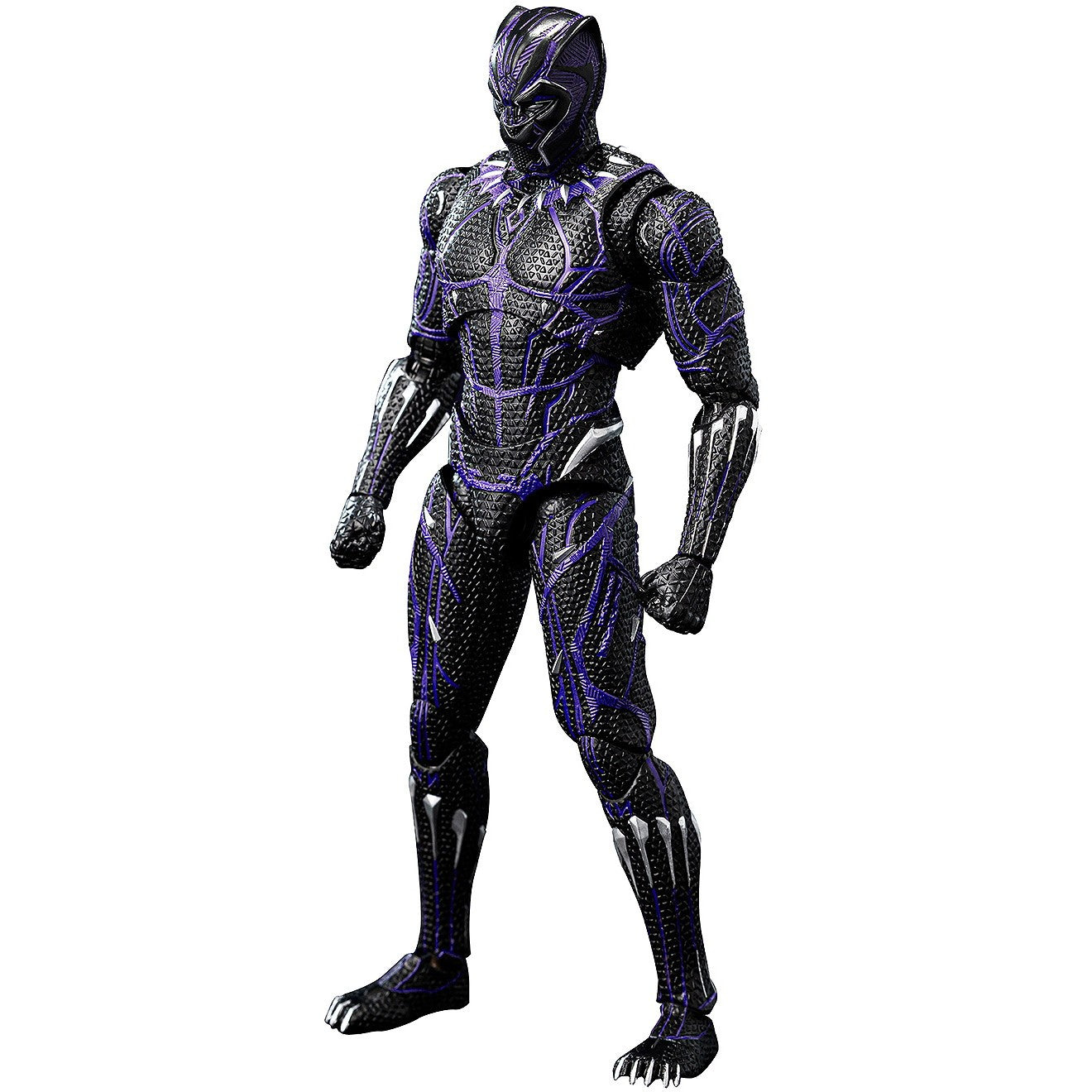 【新品】【お取り寄せ】[FIG] DLX ブラックパンサー(キネティック・エネルギー・チャージド) Marvel Studios' The Infinity Saga(マーベル・スタジオ『インフィニティ・サーガ』) 1/12 完成品 可動フィギュア threezero(スリーゼロ)(20260630)
