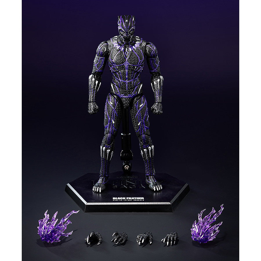 【予約安心出荷】[FIG] DLX ブラックパンサー(キネティック・エネルギー・チャージド) Marvel Studios' The Infinity Saga(マーベル・スタジオ『インフィニティ・サーガ』) 1/12 完成品 可動フィギュア threezero(スリーゼロ)(2026年3月)