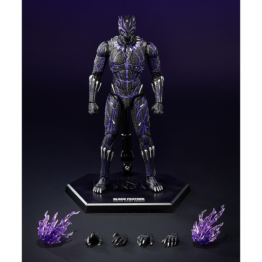【新品】【お取り寄せ】[FIG] DLX ブラックパンサー(キネティック・エネルギー・チャージド) Marvel Studios' The Infinity Saga(マーベル・スタジオ『インフィニティ・サーガ』) 1/12 完成品 可動フィギュア threezero(スリーゼロ)(20260630)