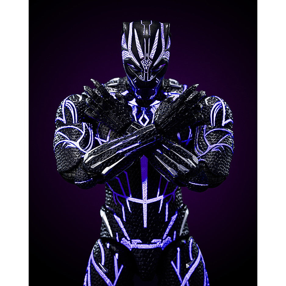 【予約安心出荷】[FIG] DLX ブラックパンサー(キネティック・エネルギー・チャージド) Marvel Studios' The Infinity Saga(マーベル・スタジオ『インフィニティ・サーガ』) 1/12 完成品 可動フィギュア threezero(スリーゼロ)(2026年3月)