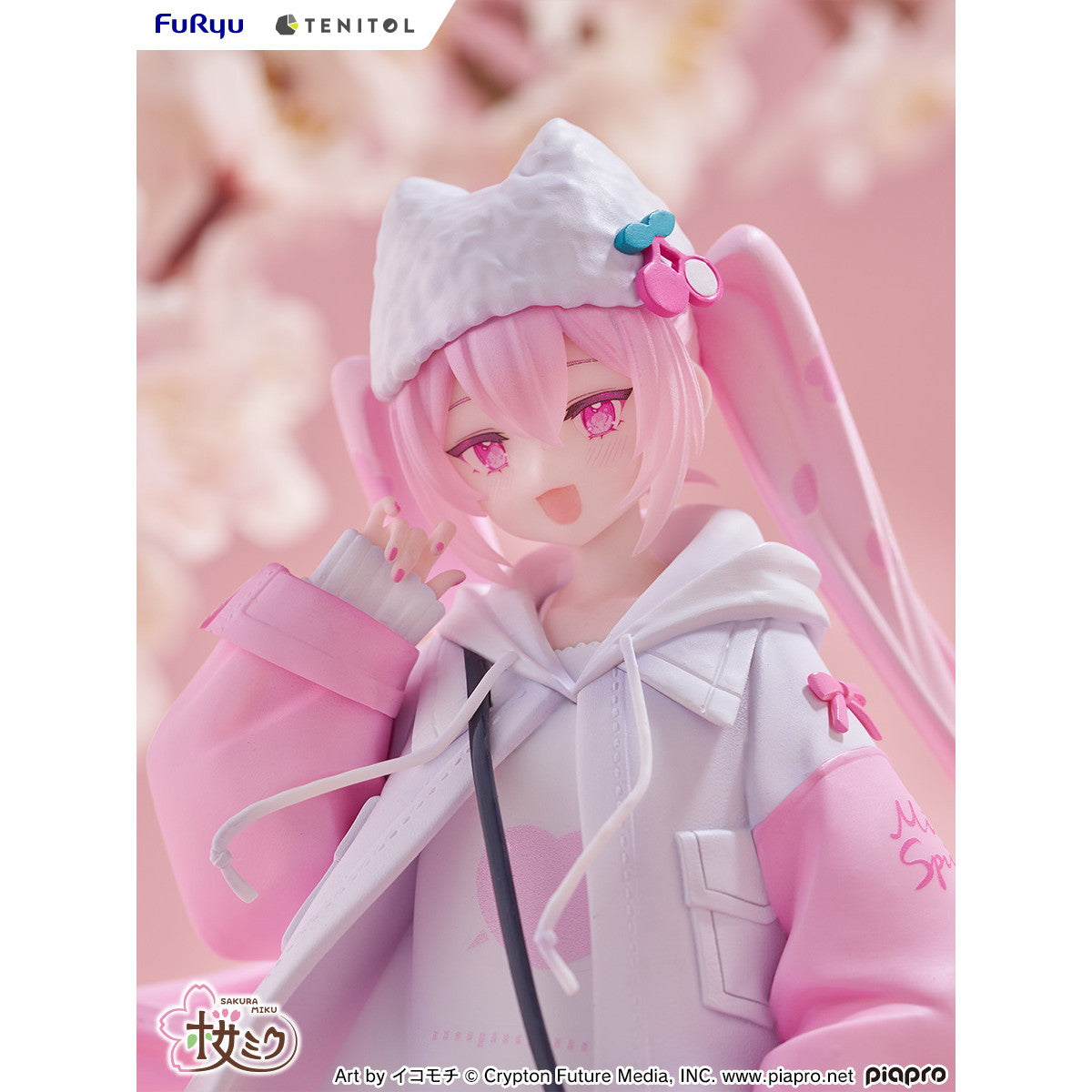 【予約安心出荷】[FIG] TENITOL 桜ミク Cool style[petit] 初音ミク 完成品 フィギュア(AMU-TNL0148) フリュー(2026年3月)