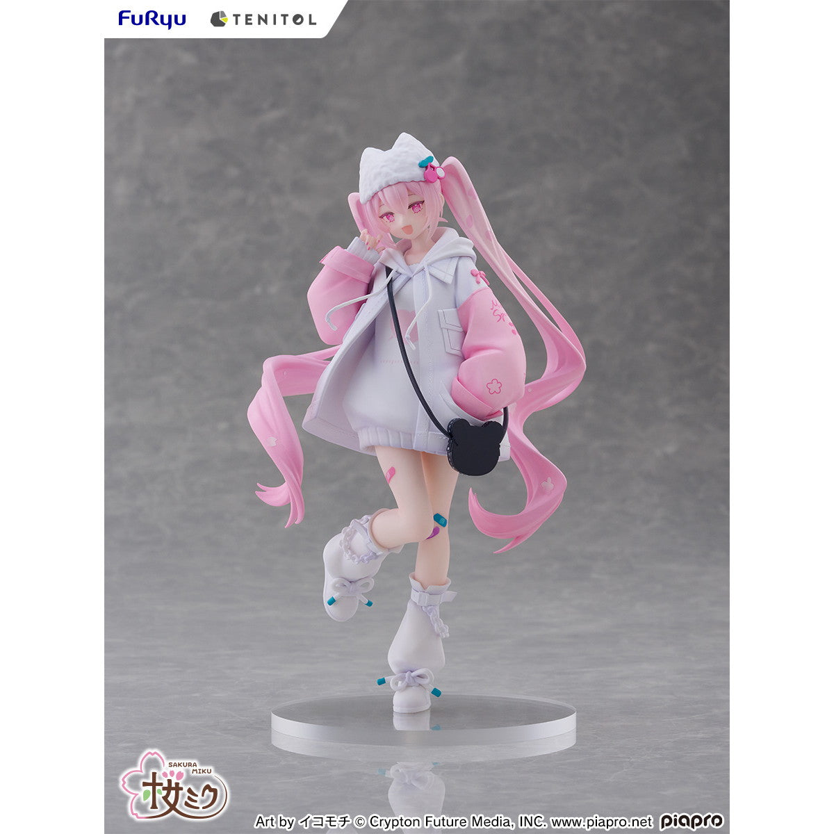 【予約安心出荷】[FIG] TENITOL 桜ミク Cool style[petit] 初音ミク 完成品 フィギュア(AMU-TNL0148) フリュー(2026年3月)
