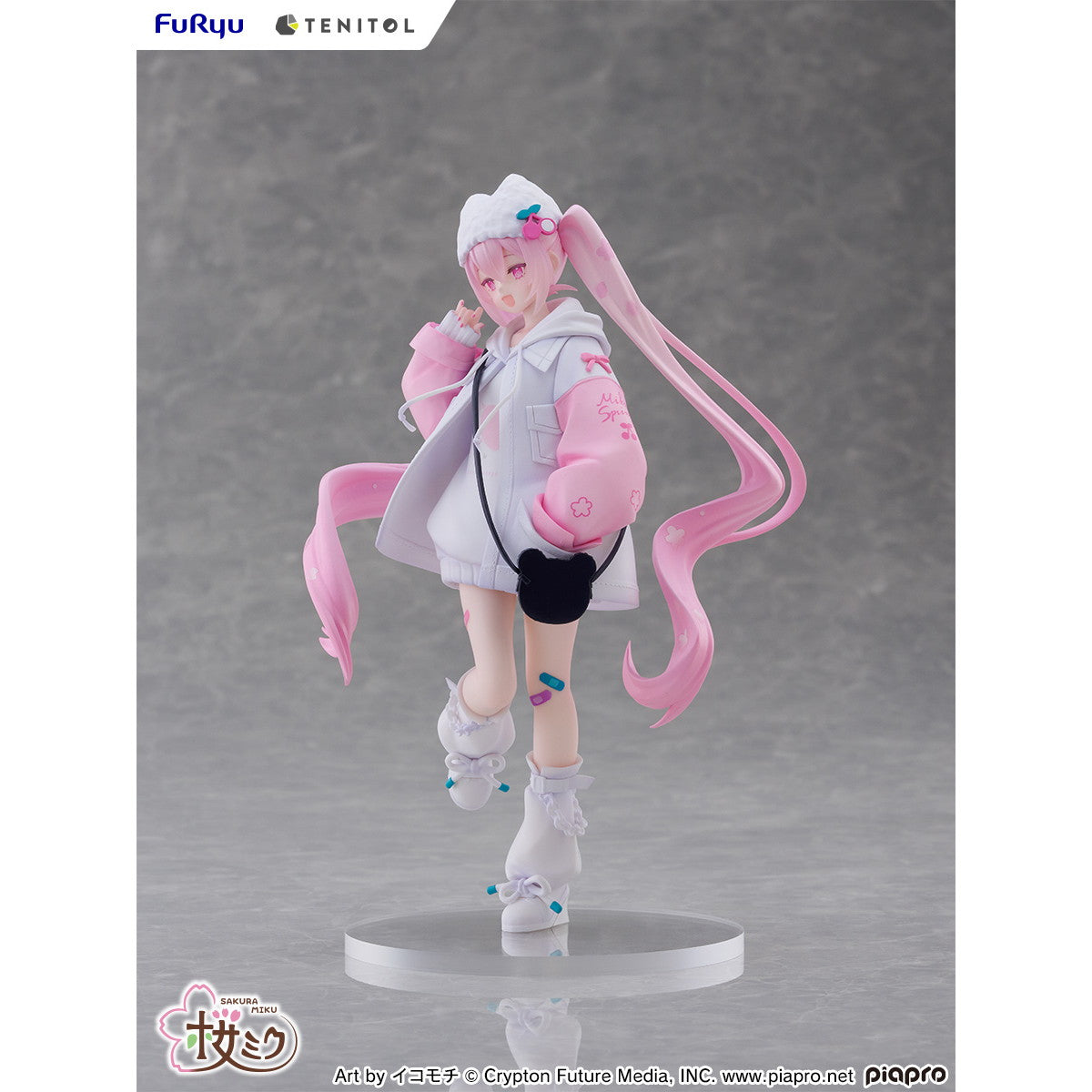 【予約安心出荷】[FIG] TENITOL 桜ミク Cool style[petit] 初音ミク 完成品 フィギュア(AMU-TNL0148) フリュー(2026年3月)