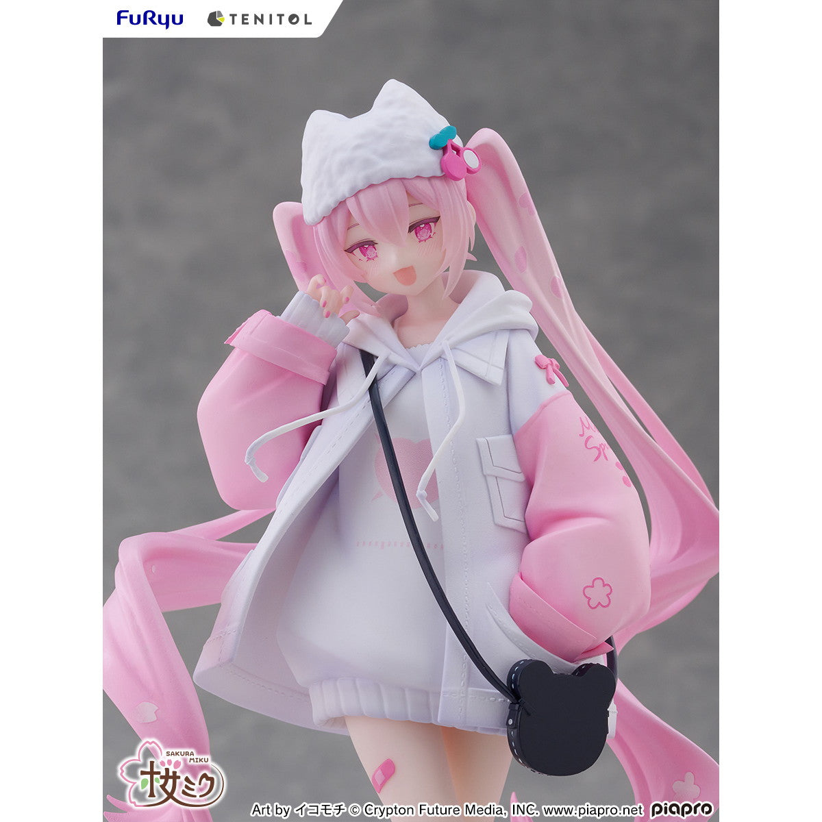【予約安心出荷】[FIG] TENITOL 桜ミク Cool style[petit] 初音ミク 完成品 フィギュア(AMU-TNL0148) フリュー(2026年3月)