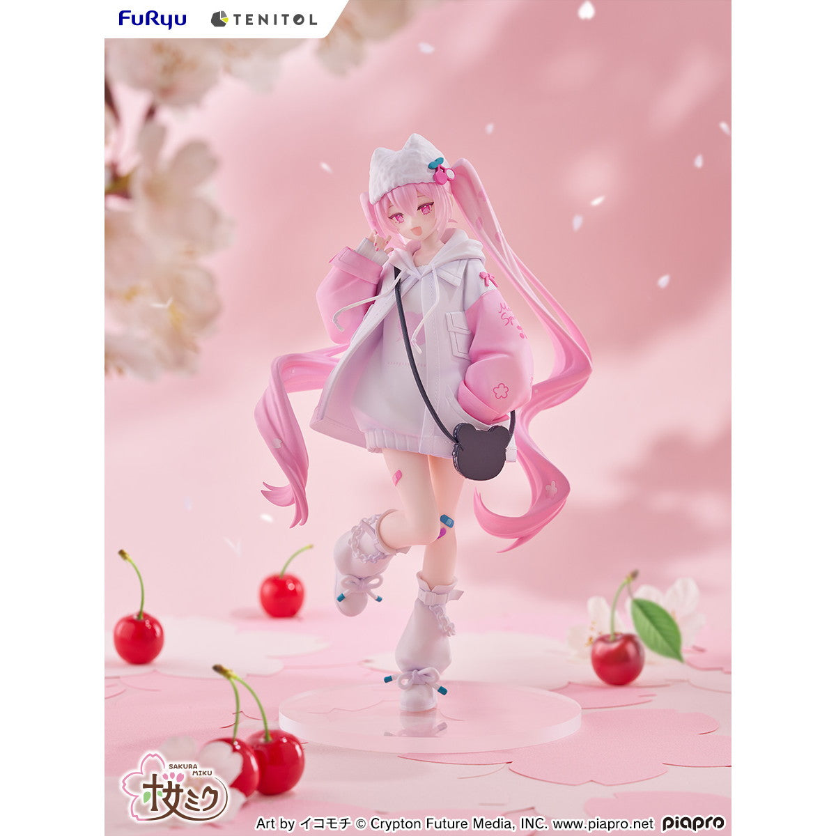 【予約安心出荷】[FIG] TENITOL 桜ミク Cool style[petit] 初音ミク 完成品 フィギュア(AMU-TNL0148) フリュー(2026年3月)