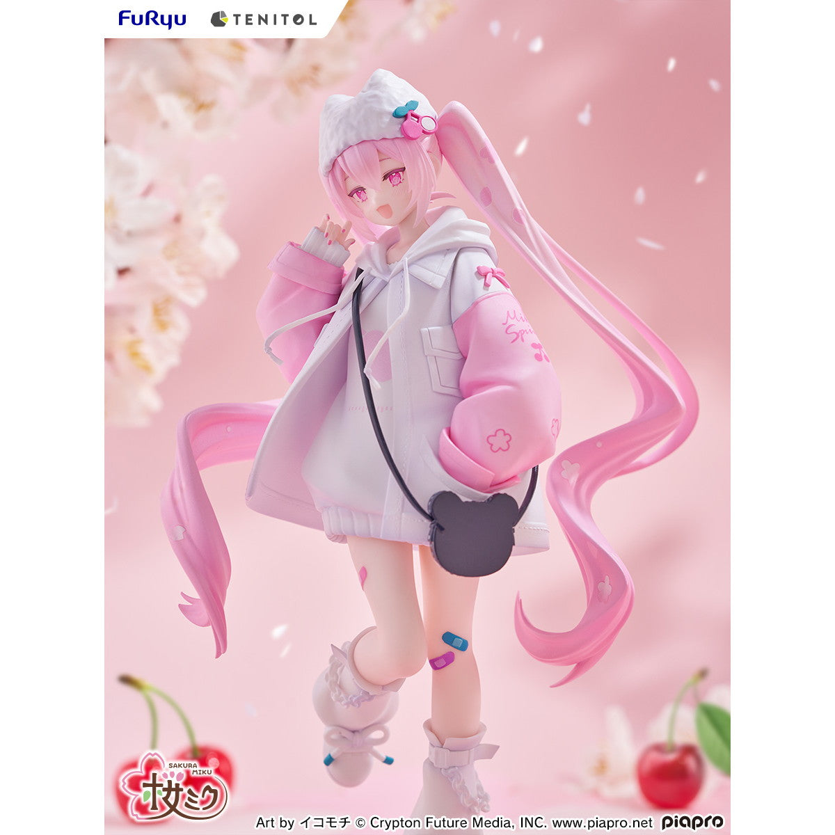 【予約安心出荷】[FIG] TENITOL 桜ミク Cool style[petit] 初音ミク 完成品 フィギュア(AMU-TNL0148) フリュー(2026年3月)