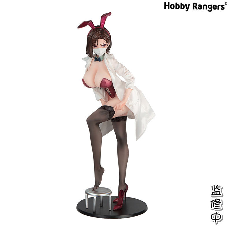 【予約安心出荷】[FIG] 特典フェイスパーツ付属 失格保健医 八坂愉美子(やさかゆみこ) Illustrated by けそシロウ 1/4 完成品 フィギュア HobbyRangers(ホビーレンジャーズ)(2026年8月)