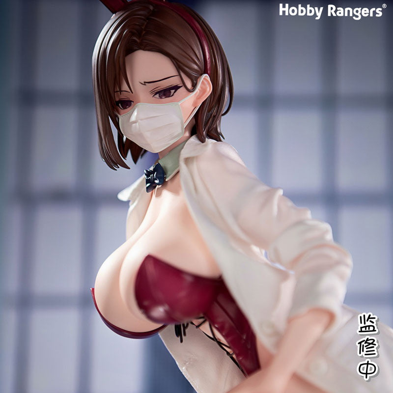 【予約安心出荷】[FIG] 特典フェイスパーツ付属 失格保健医 八坂愉美子(やさかゆみこ) Illustrated by けそシロウ 1/4 完成品 フィギュア HobbyRangers(ホビーレンジャーズ)(2026年8月)