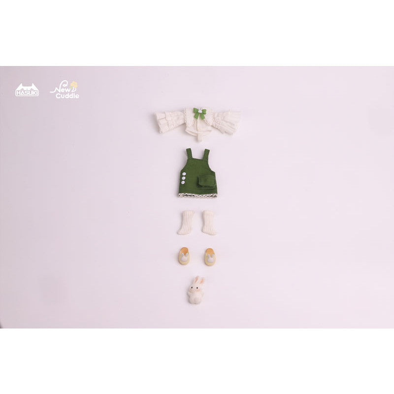 【予約安心出荷】[FIG] New Cuddle Flower WY-001 グリーンバニーサスペンダースカートセット フィギュア用アクセサリ HASUKI(ハスキ)(2026年10月)