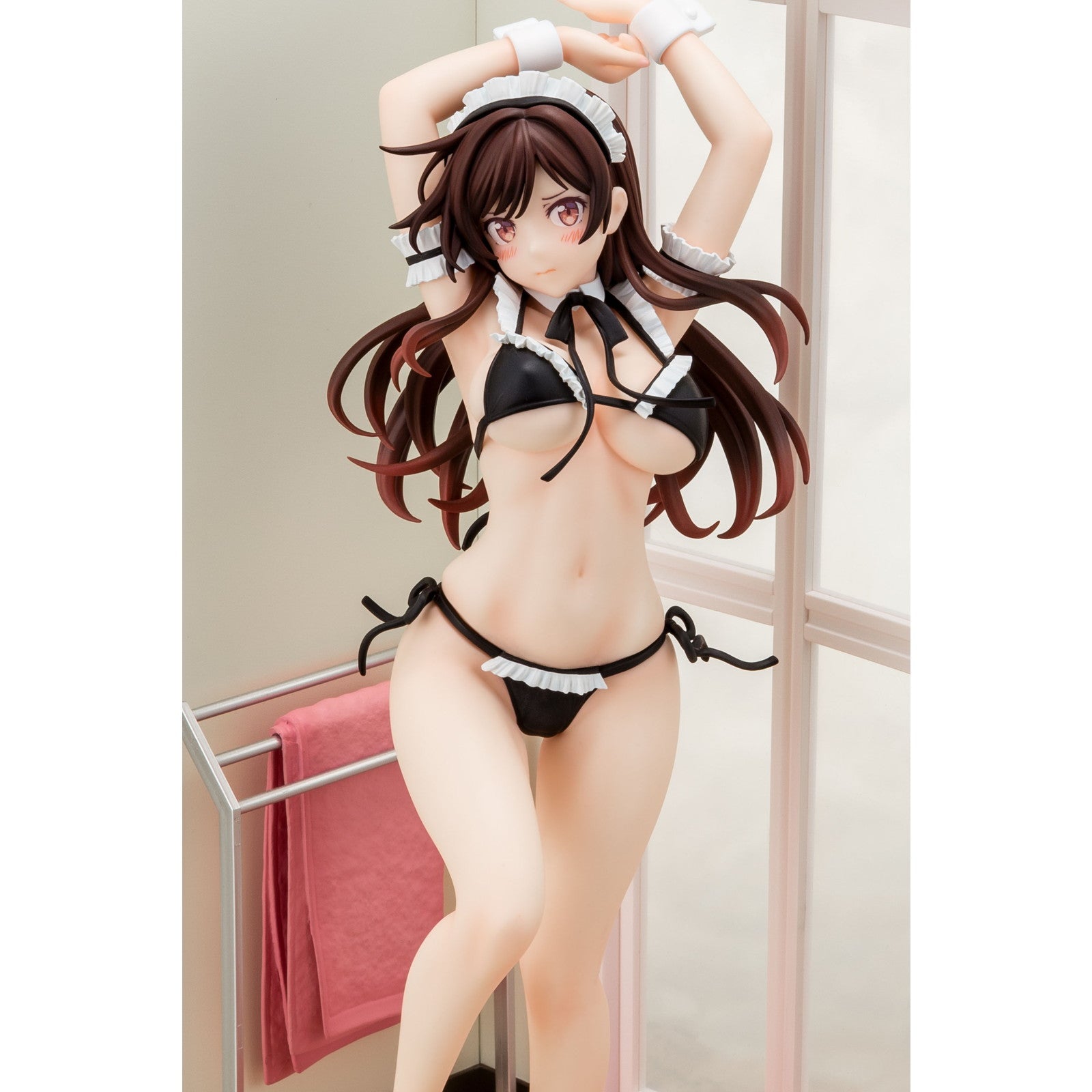 【中古即納】[FIG] 水原千鶴(みずはらちづる) メイドビキニniお着替えフィギュア 彼女、お借りします 1/6 完成品 フィギュア 箱入り娘(20260331)