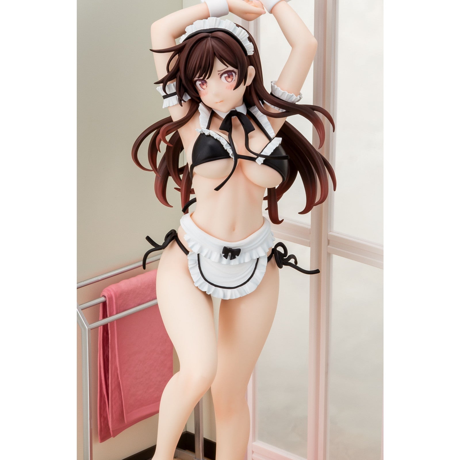 【中古即納】[FIG] 水原千鶴(みずはらちづる) メイドビキニniお着替えフィギュア 彼女、お借りします 1/6 完成品 フィギュア 箱入り娘(20260331)