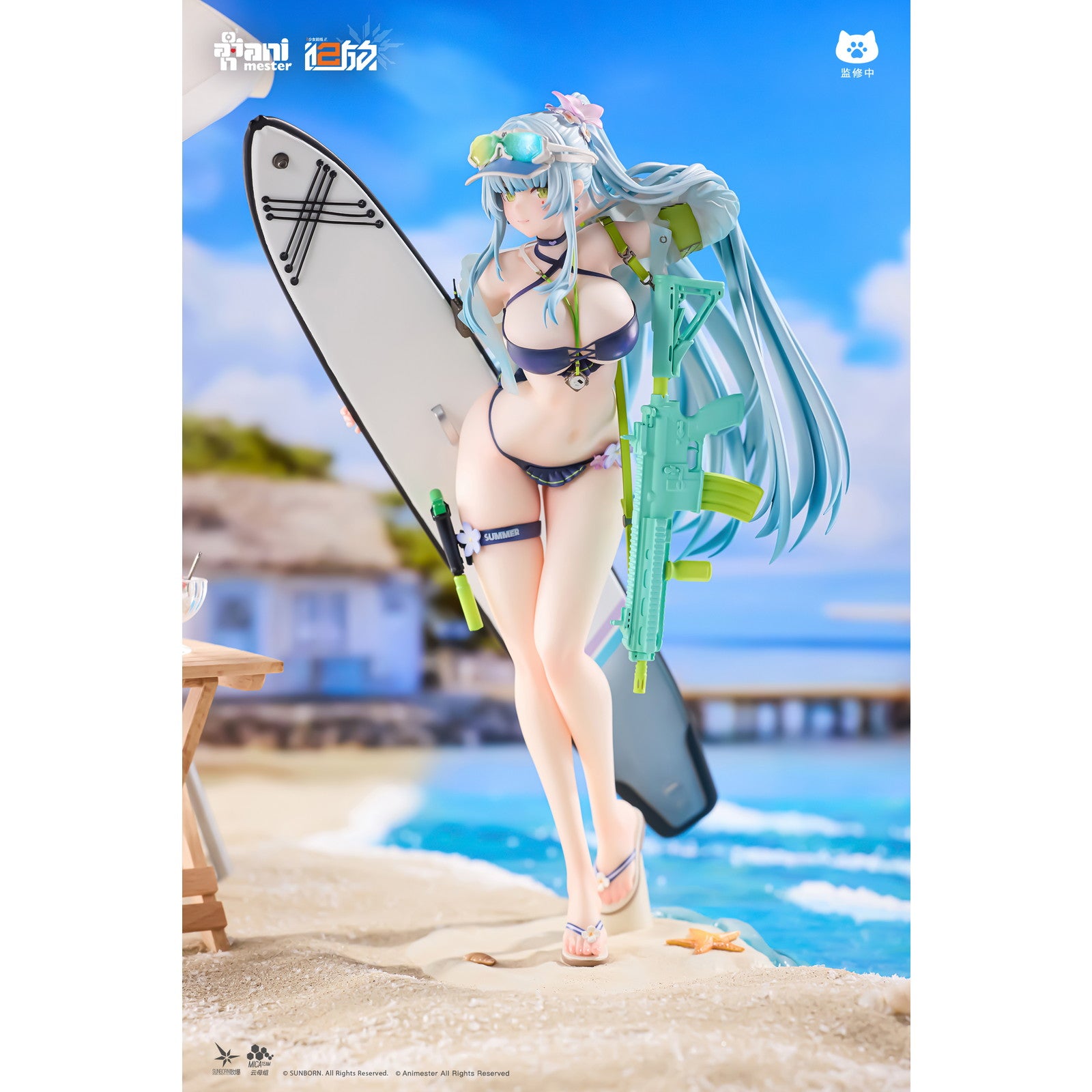 【中古即納】[FIG] 初回特典付属 クルカイ 蔚藍軌跡Ver. ドールズフロントライン2:エクシリウム 1/7 完成品 フィギュア AniMester(アニメスター)(20260630)