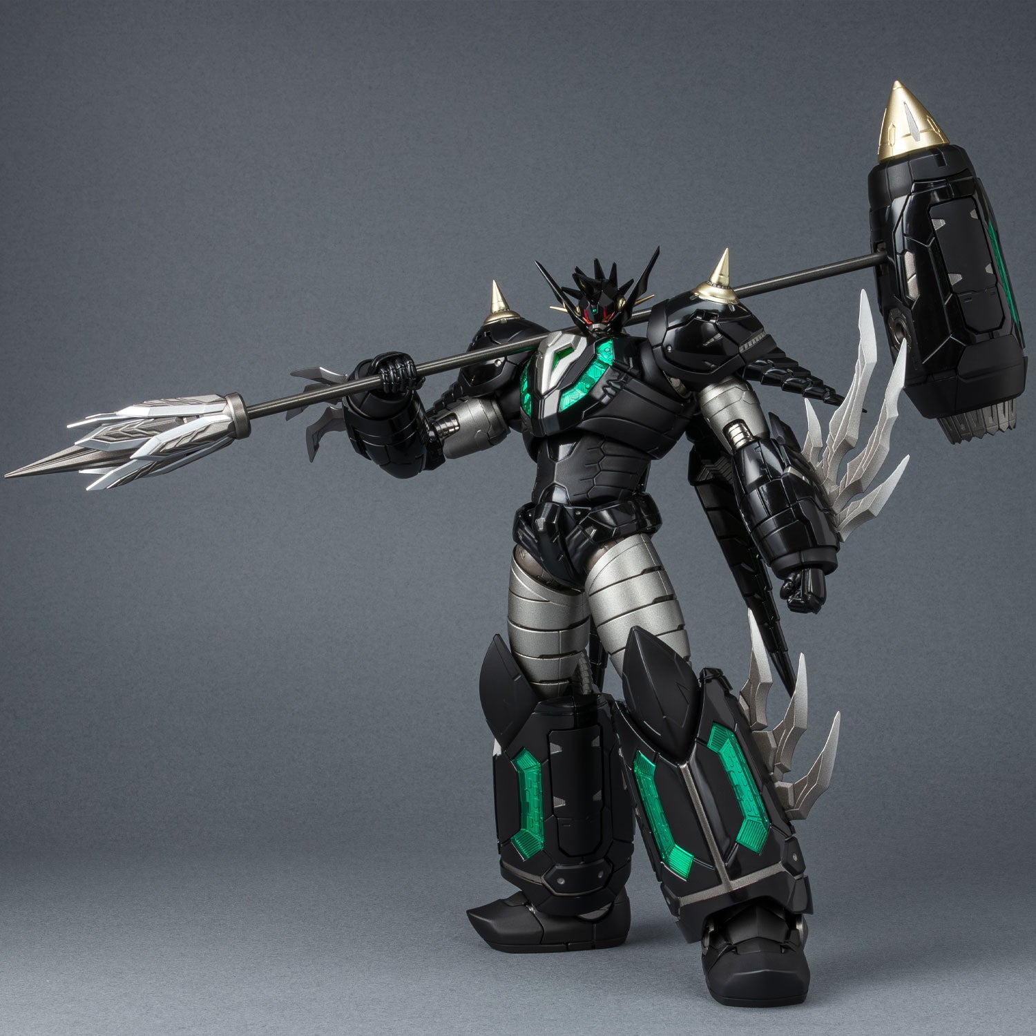 【中古即納】[FIG] RIOBOT 真ゲッタードラゴン ブラックVER. 真(チェンジ!!)ゲッターロボ 世界最後の日 完成品 可動フィギュア 千値練(20260309)