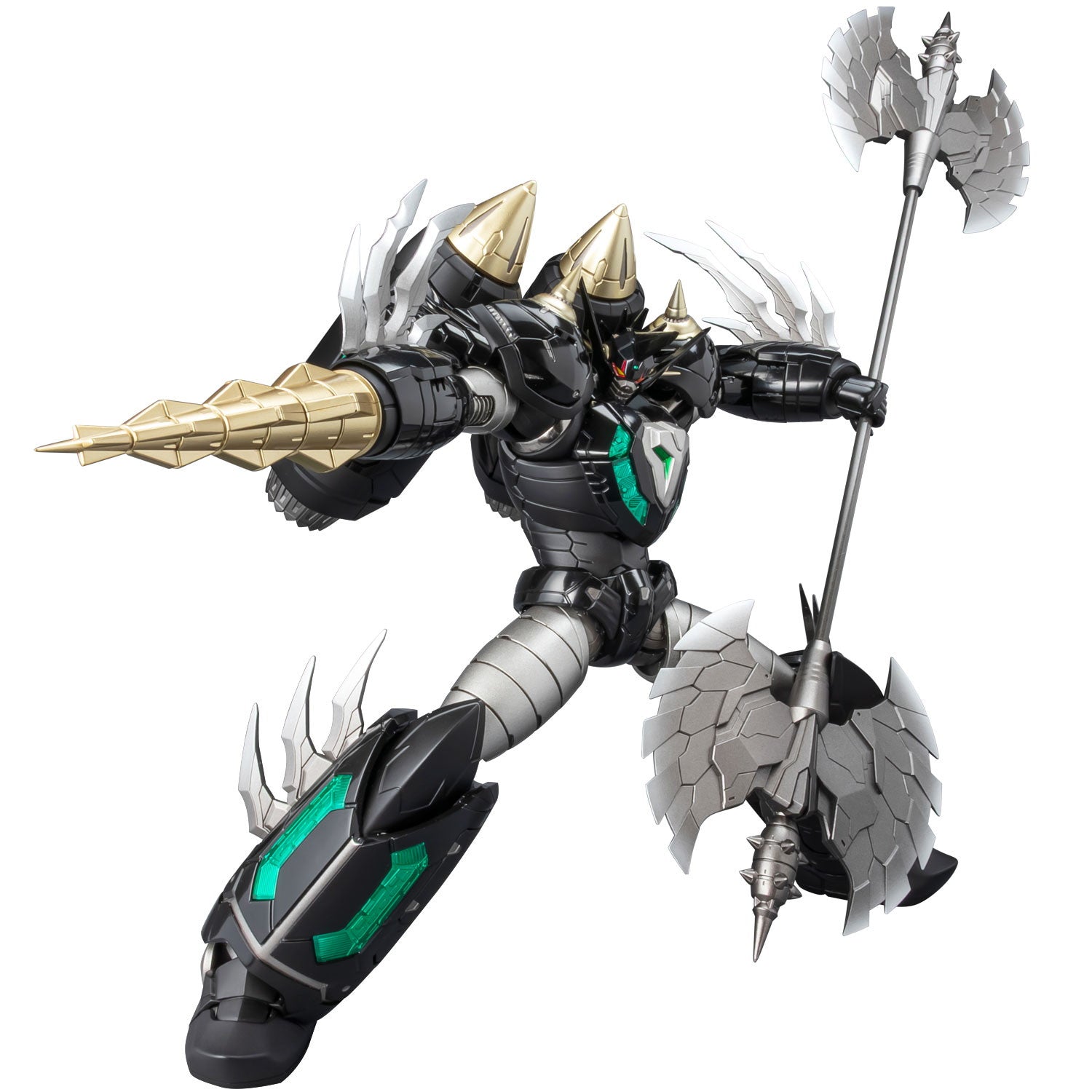 【中古即納】[FIG] RIOBOT 真ゲッタードラゴン ブラックVER. 真(チェンジ!!)ゲッターロボ 世界最後の日 完成品 可動フィギュア 千値練(20260309)