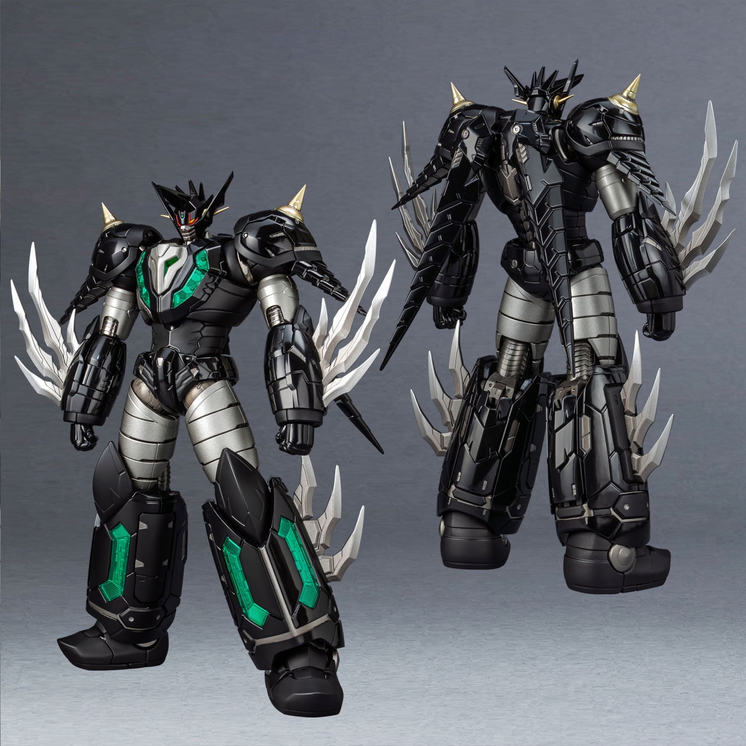【中古即納】[FIG] RIOBOT 真ゲッタードラゴン ブラックVER. 真(チェンジ!!)ゲッターロボ 世界最後の日 完成品 可動フィギュア 千値練(20260309)