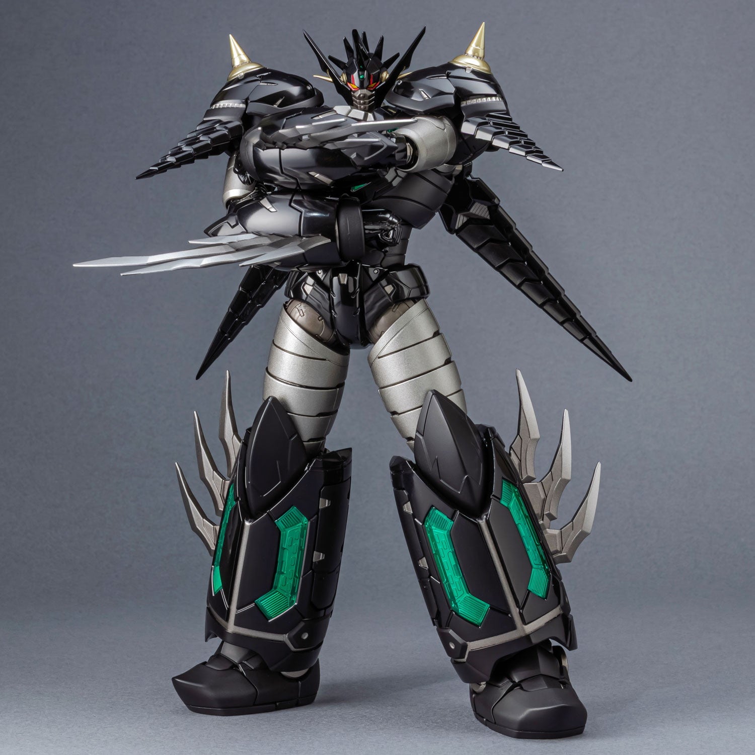 【中古即納】[FIG] RIOBOT 真ゲッタードラゴン ブラックVER. 真(チェンジ!!)ゲッターロボ 世界最後の日 完成品 可動フィギュア 千値練(20260309)