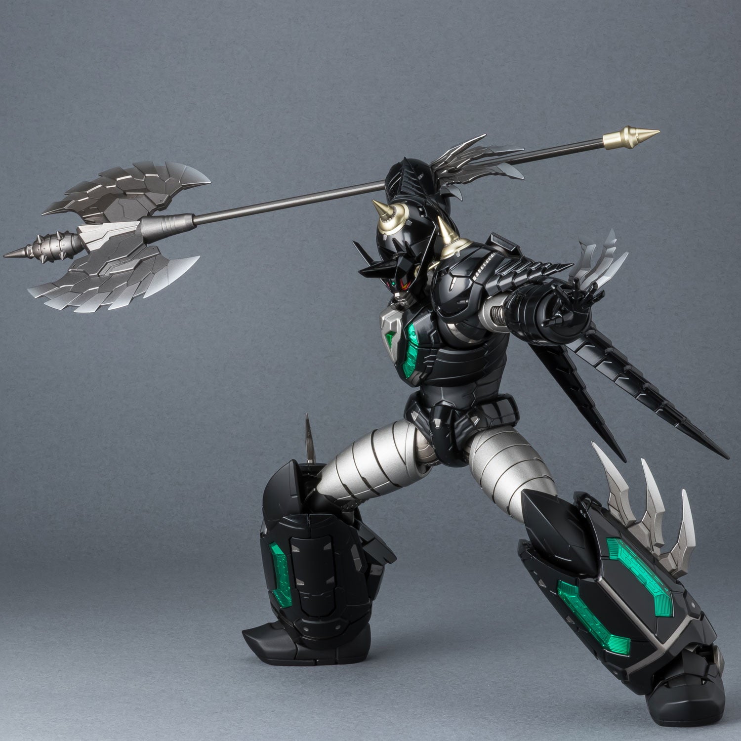 【中古即納】[FIG] RIOBOT 真ゲッタードラゴン ブラックVER. 真(チェンジ!!)ゲッターロボ 世界最後の日 完成品 可動フィギュア 千値練(20260309)