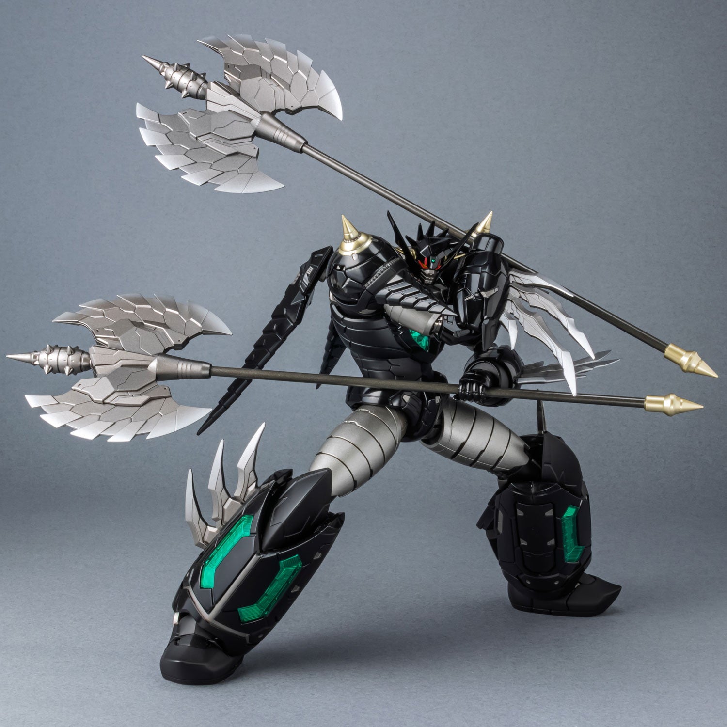 【中古即納】[FIG] RIOBOT 真ゲッタードラゴン ブラックVER. 真(チェンジ!!)ゲッターロボ 世界最後の日 完成品 可動フィギュア 千値練(20260309)