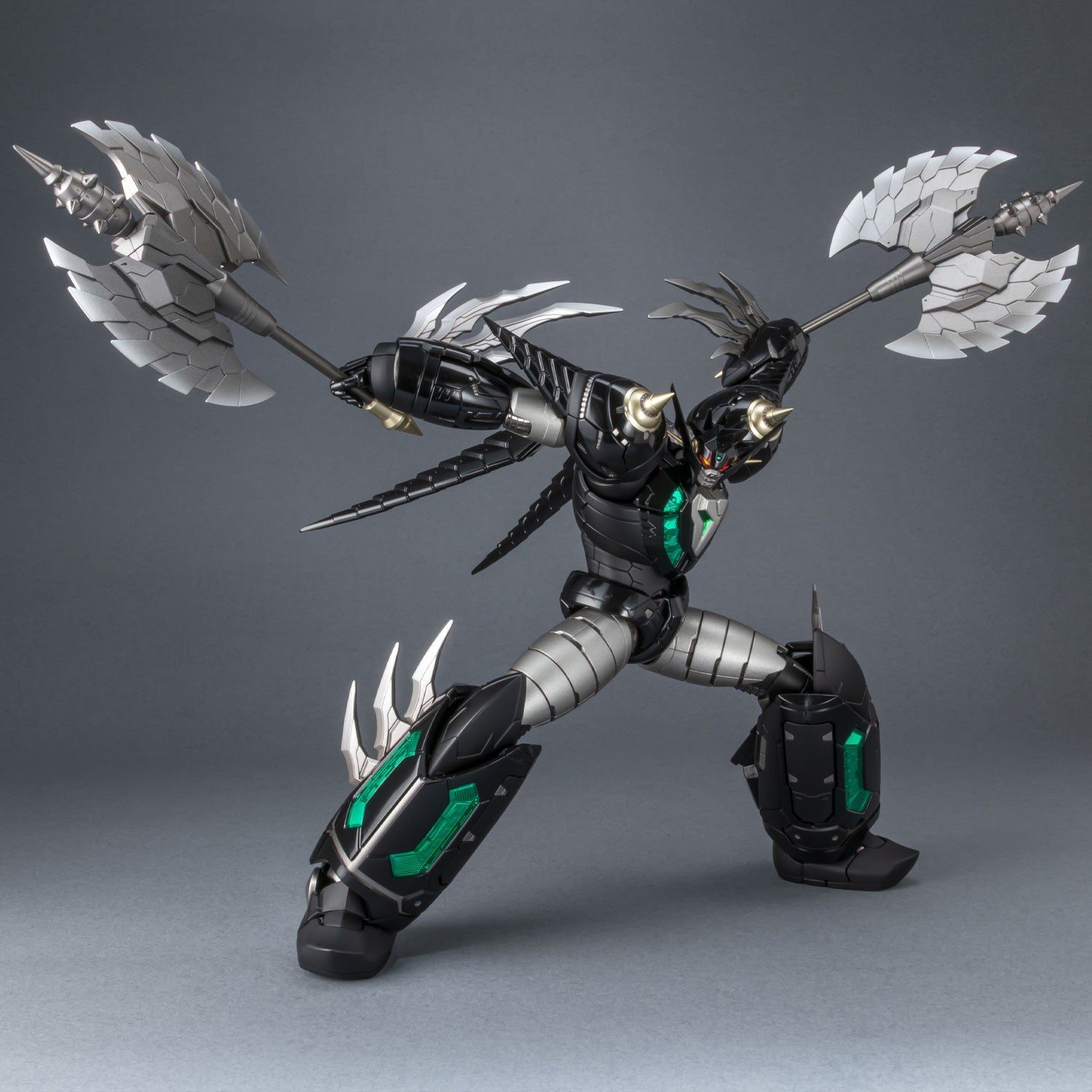 【中古即納】[FIG] RIOBOT 真ゲッタードラゴン ブラックVER. 真(チェンジ!!)ゲッターロボ 世界最後の日 完成品 可動フィギュア 千値練(20260309)