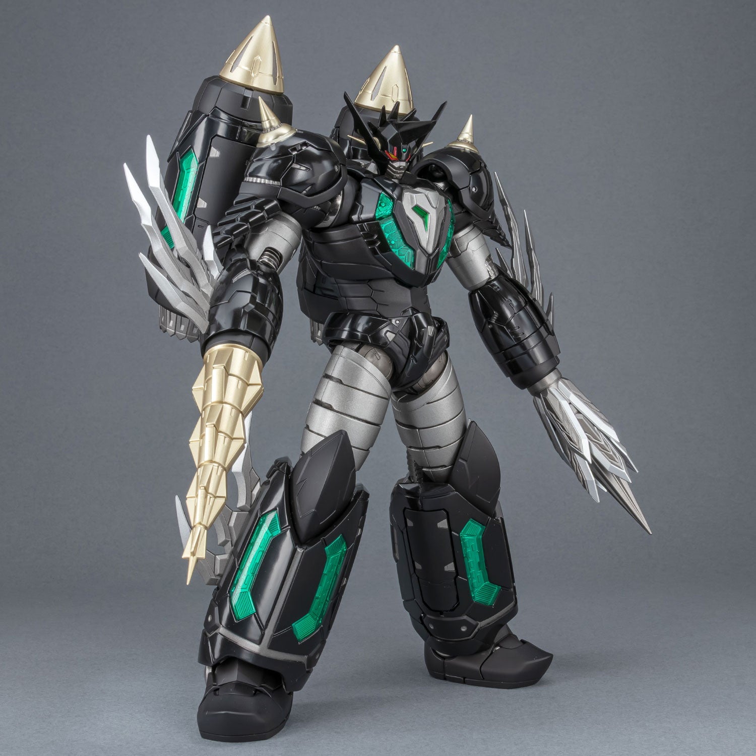 【中古即納】[FIG] RIOBOT 真ゲッタードラゴン ブラックVER. 真(チェンジ!!)ゲッターロボ 世界最後の日 完成品 可動フィギュア 千値練(20260309)