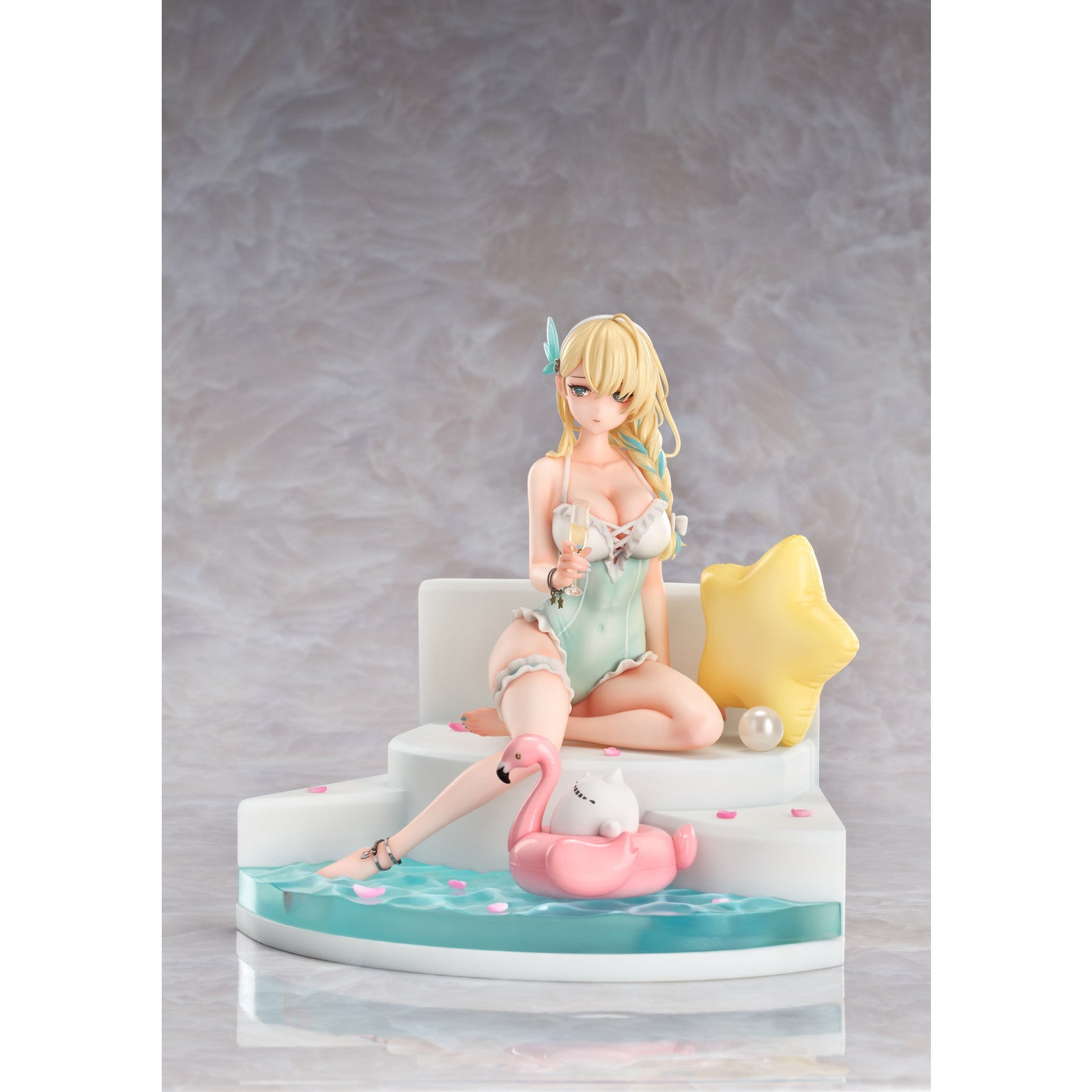 【予約安心出荷】[FIG] 封入特典付(スマホゲーム『戦艦少女R』(中国版)にて使用できるシリアルコード) カード付属 レキシントン イングルサイドの夏Ver. 戦艦少女R 1/7 完成品 フィギュア Calbone(カルボーン)(2026年4月)