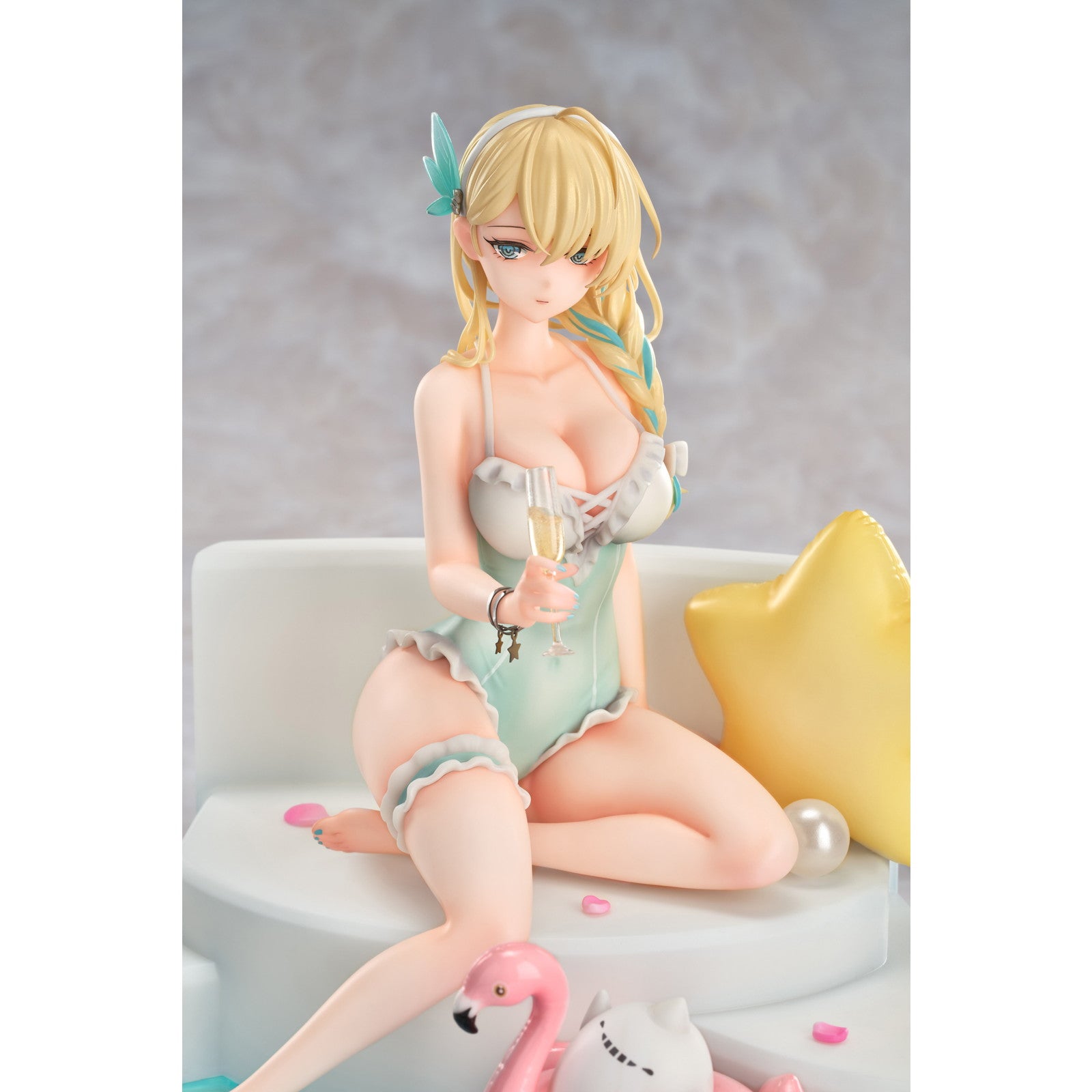 【予約安心出荷】[FIG] 封入特典付(スマホゲーム『戦艦少女R』(中国版)にて使用できるシリアルコード) カード付属 レキシントン イングルサイドの夏Ver. 戦艦少女R 1/7 完成品 フィギュア Calbone(カルボーン)(2026年4月)