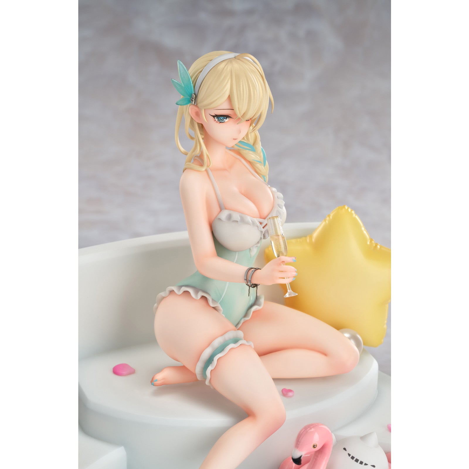 【予約安心出荷】[FIG] 封入特典付(スマホゲーム『戦艦少女R』(中国版)にて使用できるシリアルコード) カード付属 レキシントン イングルサイドの夏Ver. 戦艦少女R 1/7 完成品 フィギュア Calbone(カルボーン)(2026年4月)