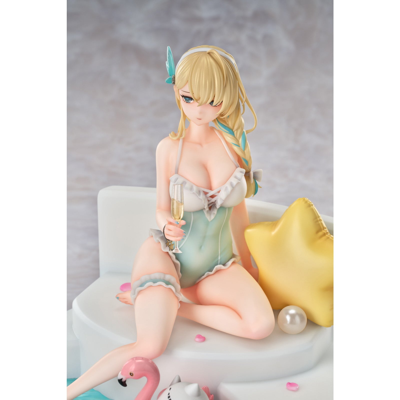 【予約安心出荷】[FIG] 封入特典付(スマホゲーム『戦艦少女R』(中国版)にて使用できるシリアルコード) カード付属 レキシントン イングルサイドの夏Ver. 戦艦少女R 1/7 完成品 フィギュア Calbone(カルボーン)(2026年4月)