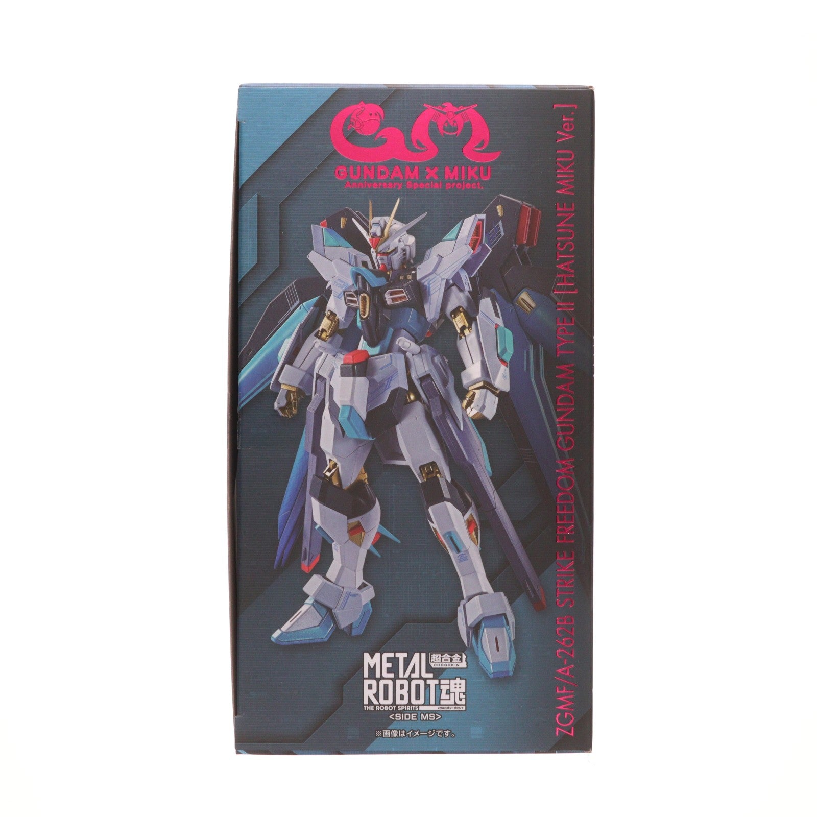 【中古即納】[FIG] アクリルスタンド無し 魂ウェブ商店限定 METAL ROBOT魂(SIDE MS) ストライクフリーダムガンダム弐式[初音ミク Ver.] 機動戦士ガンダムSEED FREEDOM(シード フリーダム) 完成品 可動フィギュア バンダイスピリッツ(20251017)