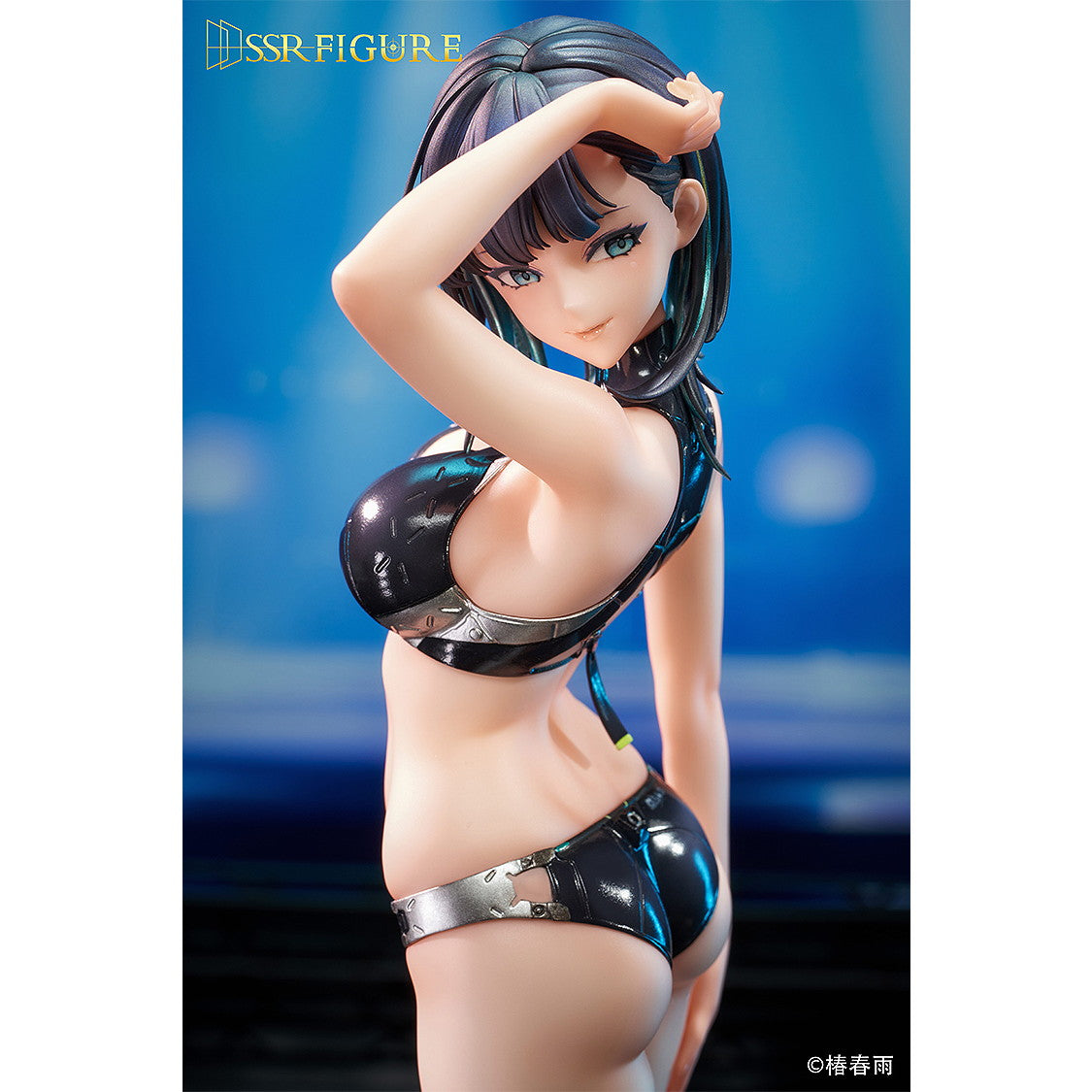 【予約安心出荷】[FIG] 缶バッジ付属 SSR FIGURE 「硬式水着女子」 紺乃青(こんのあお) オリジナル 1/6 完成品 フィギュア SSR FIGURE(2026年6月)