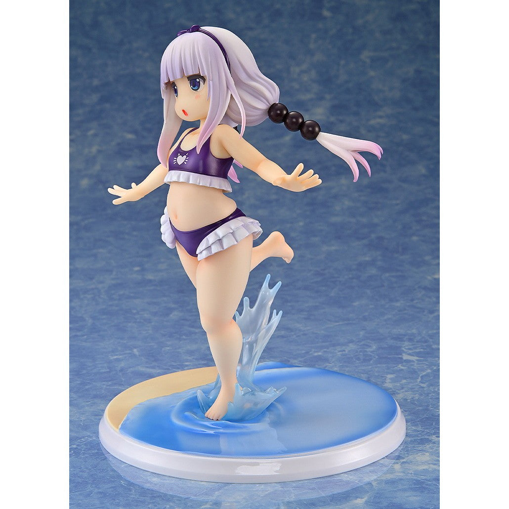 【新品】【お取り寄せ】[FIG] カンナカムイ はまべでウキウキ水着Ver.(紫) 小林さんちのメイドラゴン 1/6 完成品 フィギュア 回天堂(20260320)