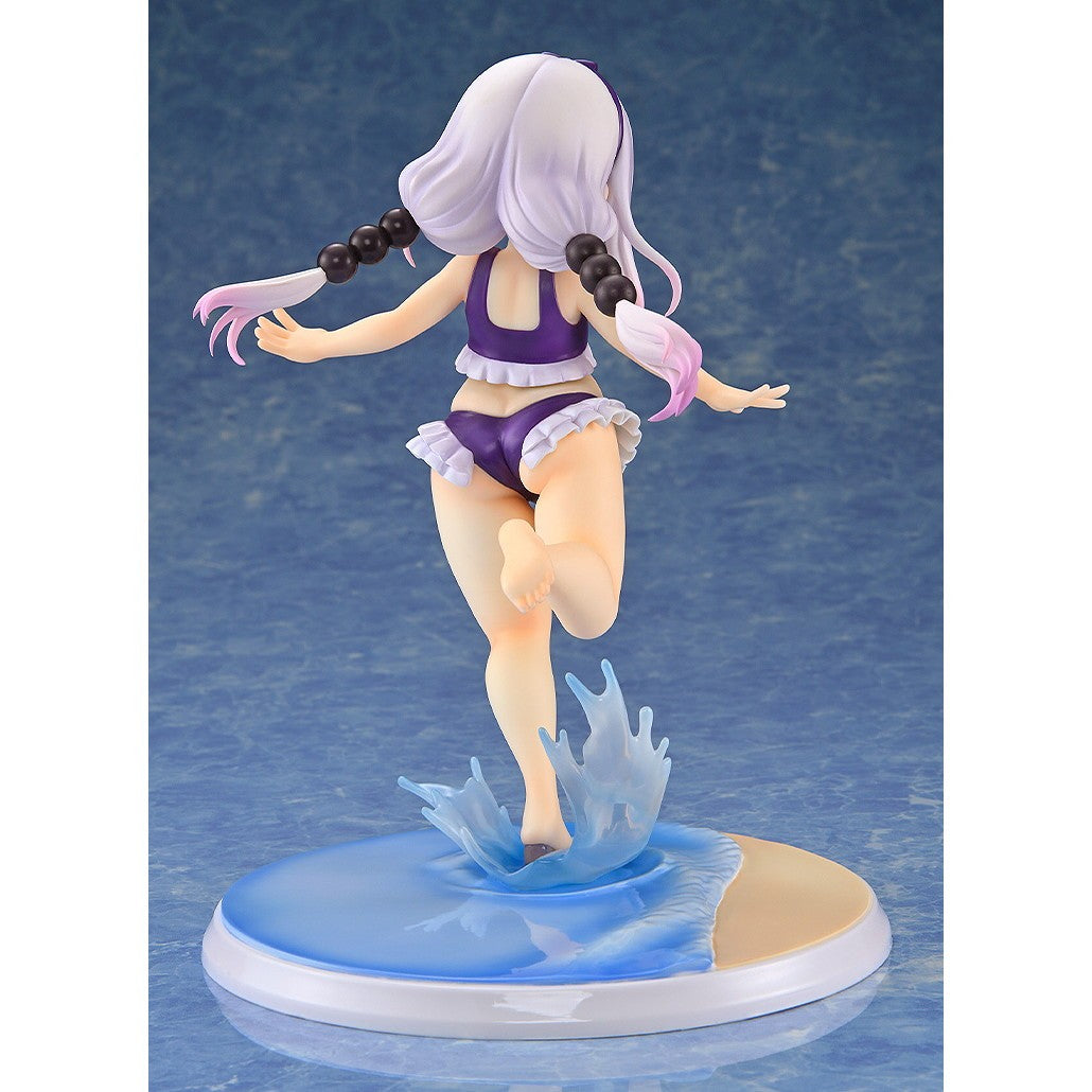 【新品】【お取り寄せ】[FIG] カンナカムイ はまべでウキウキ水着Ver.(紫) 小林さんちのメイドラゴン 1/6 完成品 フィギュア 回天堂(20260320)