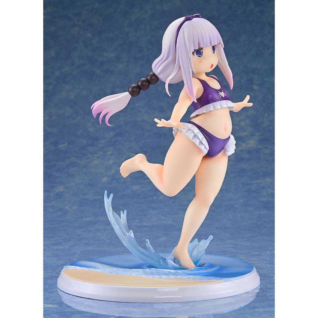 【新品】【お取り寄せ】[FIG] カンナカムイ はまべでウキウキ水着Ver.(紫) 小林さんちのメイドラゴン 1/6 完成品 フィギュア 回天堂(20260320)