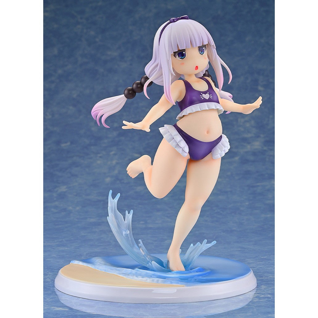 【新品】【お取り寄せ】[FIG] カンナカムイ はまべでウキウキ水着Ver.(紫) 小林さんちのメイドラゴン 1/6 完成品 フィギュア 回天堂(20260320)