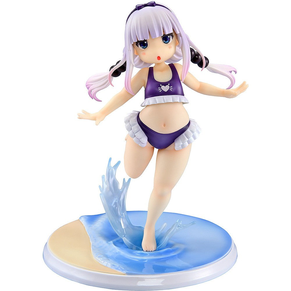 【新品】【お取り寄せ】[FIG] カンナカムイ はまべでウキウキ水着Ver.(紫) 小林さんちのメイドラゴン 1/6 完成品 フィギュア 回天堂(20260320)