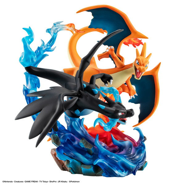 【予約安心出荷】[FIG] G.E.M.EXシリーズ メガリザードンX&メガリザードンY ポケットモンスター 完成品 フィギュア メガハウス(2026年7月)