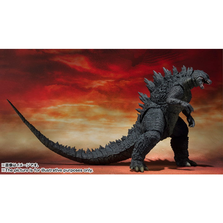 【中古即納】[FIG] S.H.MonsterArts(モンスターアーツ) ゴジラ(2014) 『GODZILLA ゴジラ』 -Movie Graphic Plus- 完成品 可動フィギュア バンダイスピリッツ(20260530)