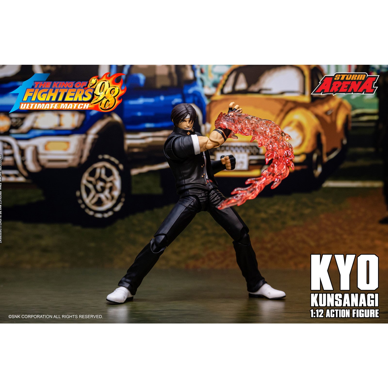 【予約安心出荷】[FIG] Storm Arena(ストームアリーナ) 草薙京(くさなぎきょう) THE KING OF FIGHTERS '98 ULTIMATE MATCH(ザ・キング・オブ・ファイターズ98 アルティメットマッチ) 1/12 完成品 可動フィギュア(KFSA03) ストームコレクティブルズ((2026年6月)