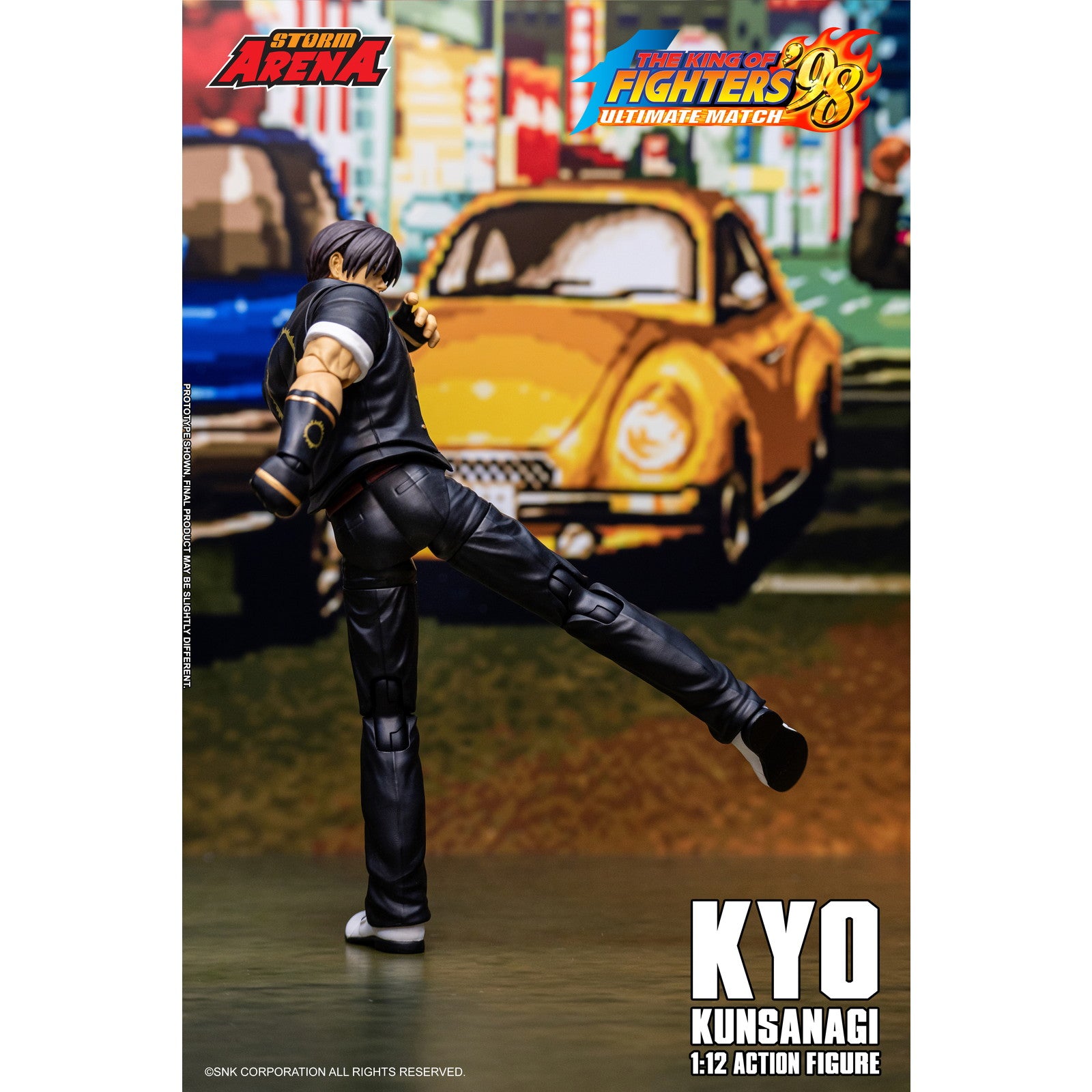 【予約安心出荷】[FIG] Storm Arena(ストームアリーナ) 草薙京(くさなぎきょう) THE KING OF FIGHTERS '98 ULTIMATE MATCH(ザ・キング・オブ・ファイターズ98 アルティメットマッチ) 1/12 完成品 可動フィギュア(KFSA03) ストームコレクティブルズ((2026年6月)
