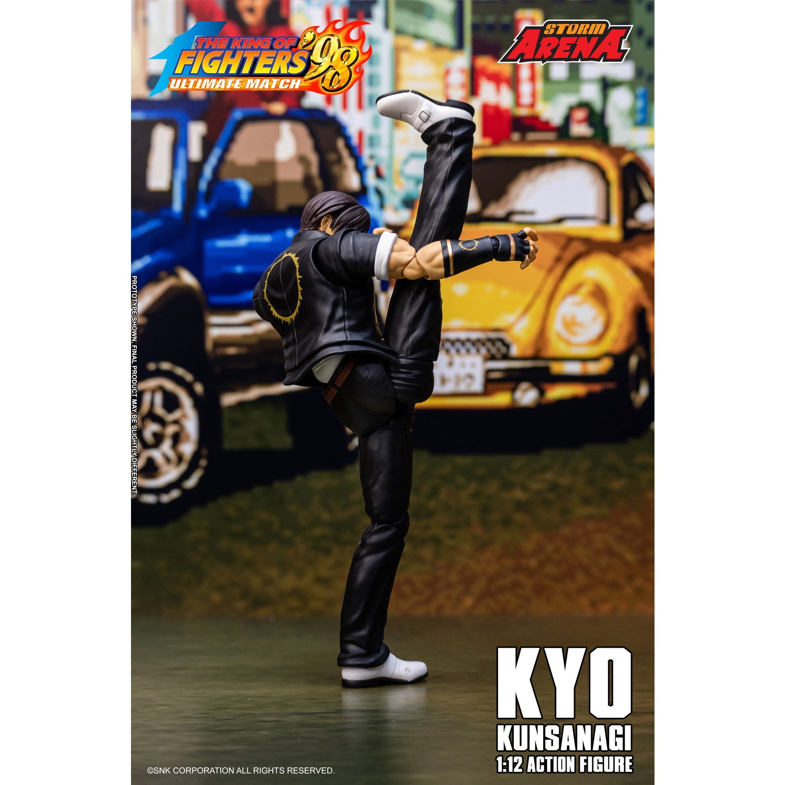【予約安心出荷】[FIG] Storm Arena(ストームアリーナ) 草薙京(くさなぎきょう) THE KING OF FIGHTERS '98 ULTIMATE MATCH(ザ・キング・オブ・ファイターズ98 アルティメットマッチ) 1/12 完成品 可動フィギュア(KFSA03) ストームコレクティブルズ((2026年6月)